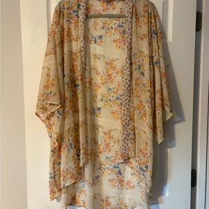 Band of Gypsies Floral Print Kimono
